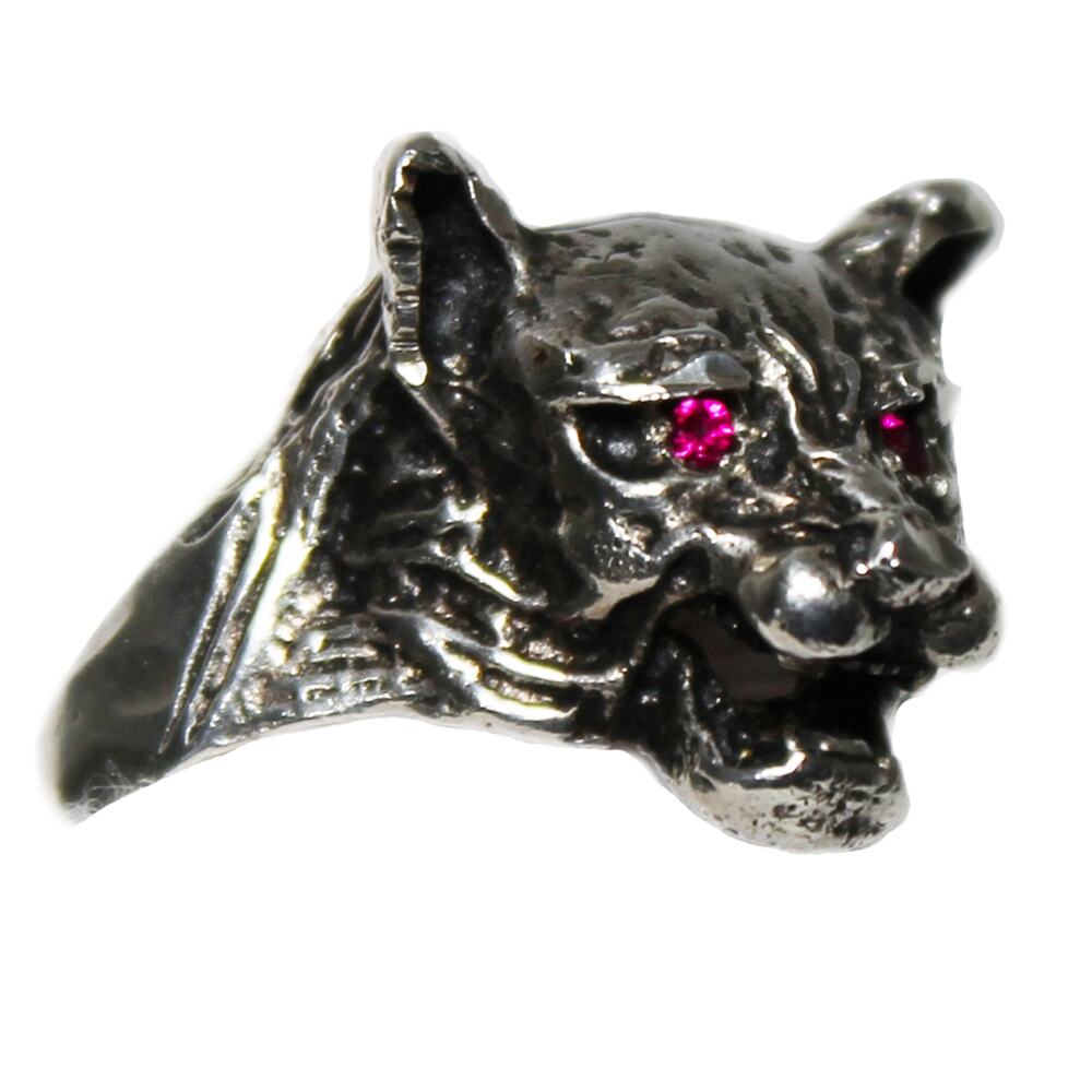 Feline Ruby Ring - Picture 3 of 4